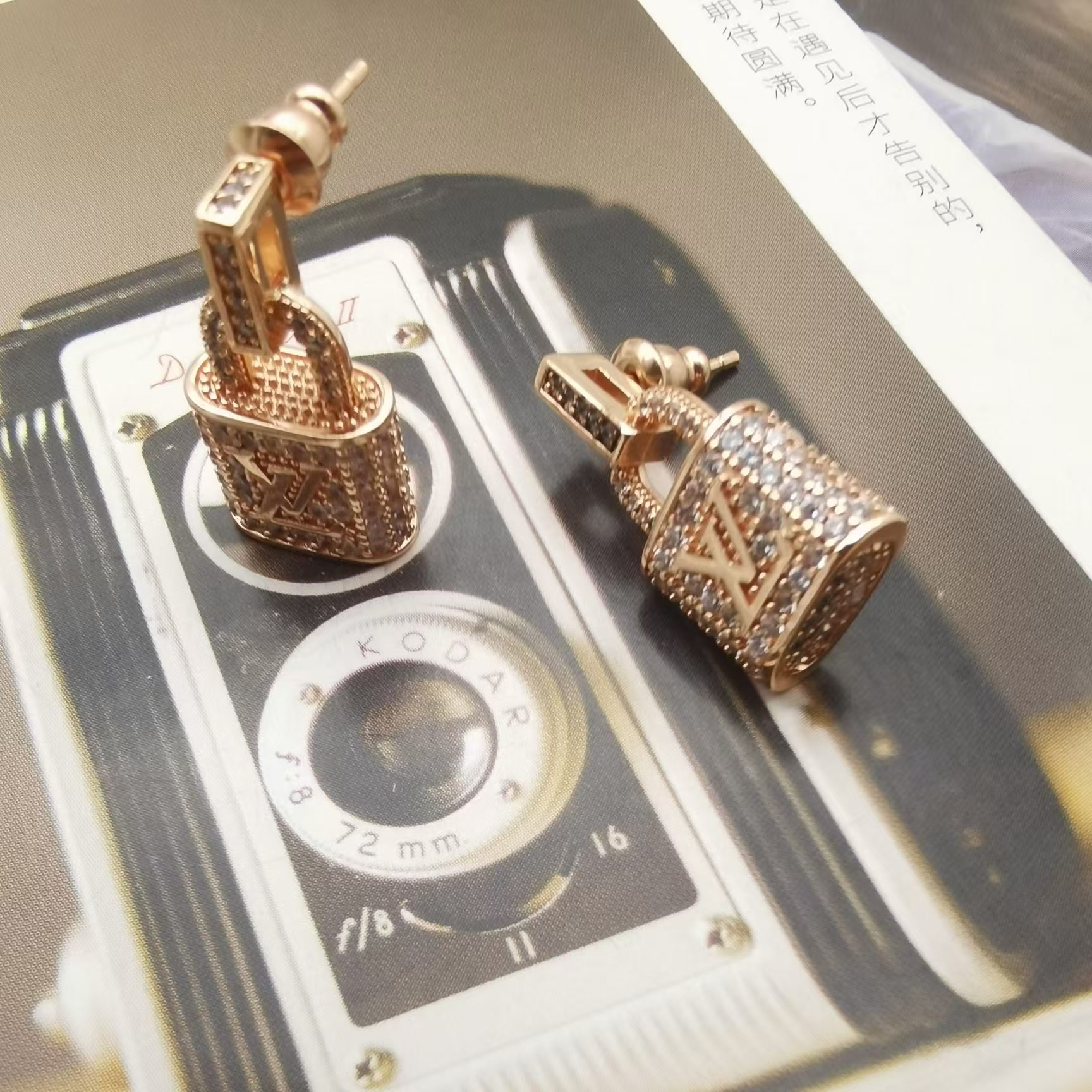 Louis Vuitton Lock Earrings - Original Replica Club