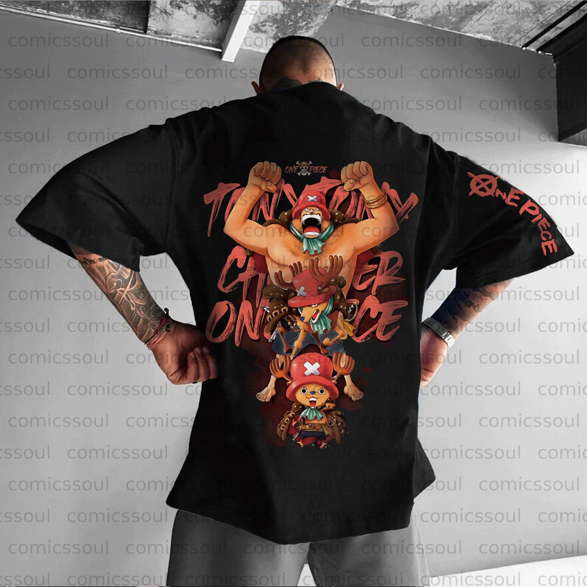 Unisex Anime Inspired Vintage T-Shirt