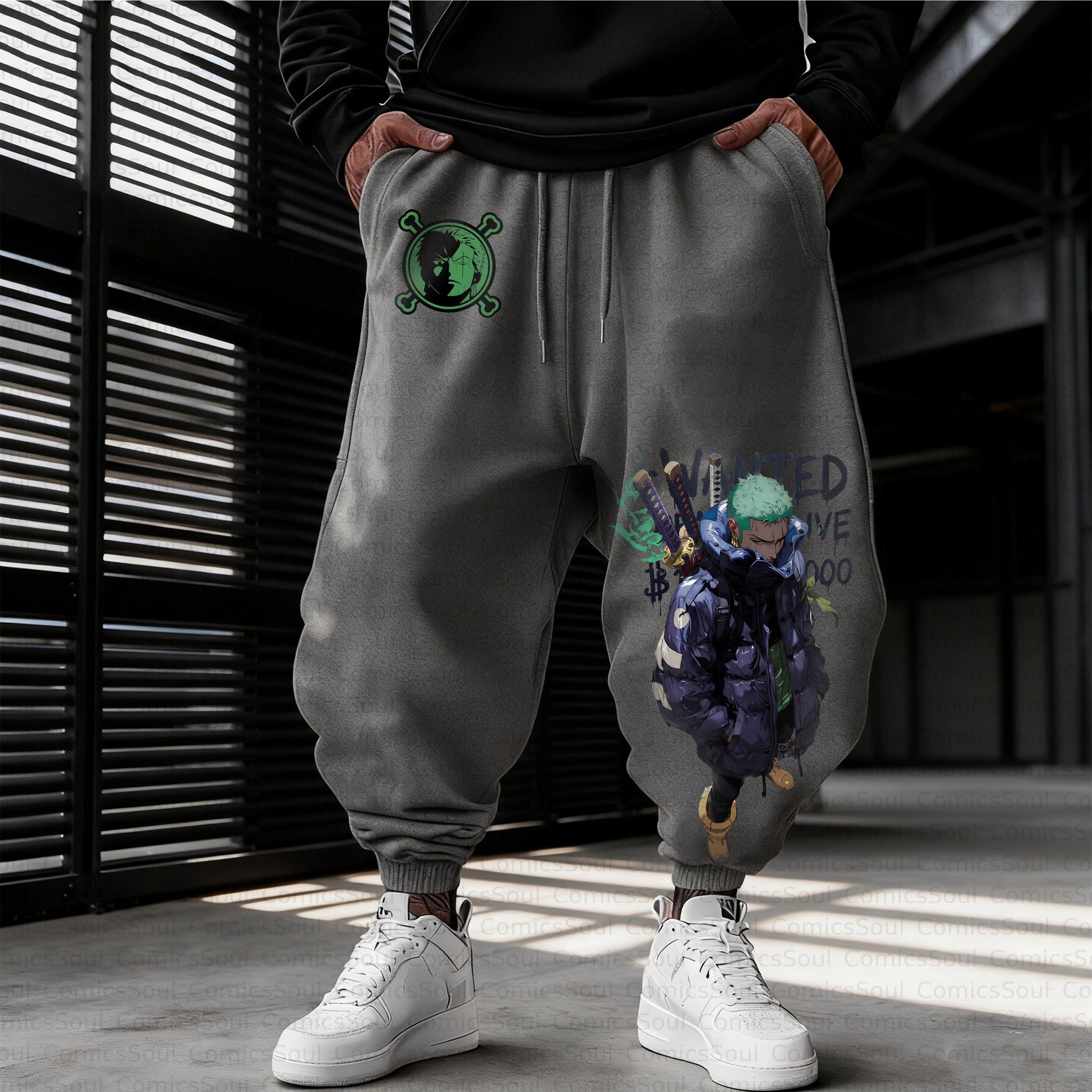 Unisex Casual Anime Streetwear Pant