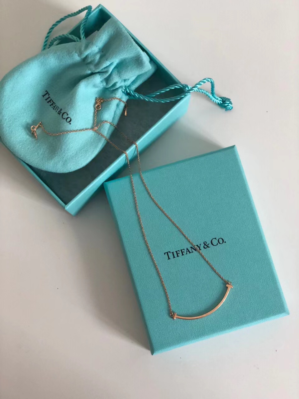 Tiffany Medium Smile Pendant Necklace - Original Replica Club