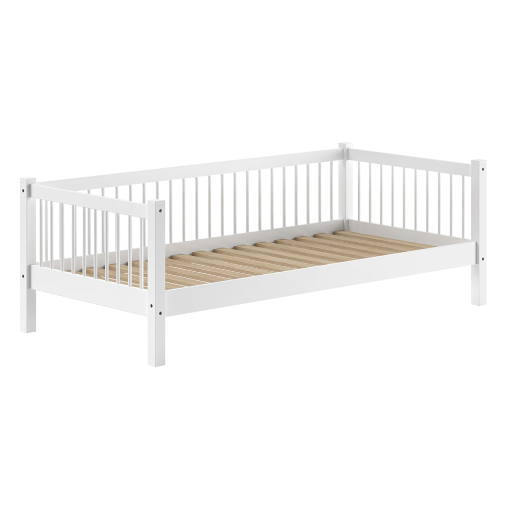 Sofá cama en madera de haya maciza blanca 90x200 lv5461l8