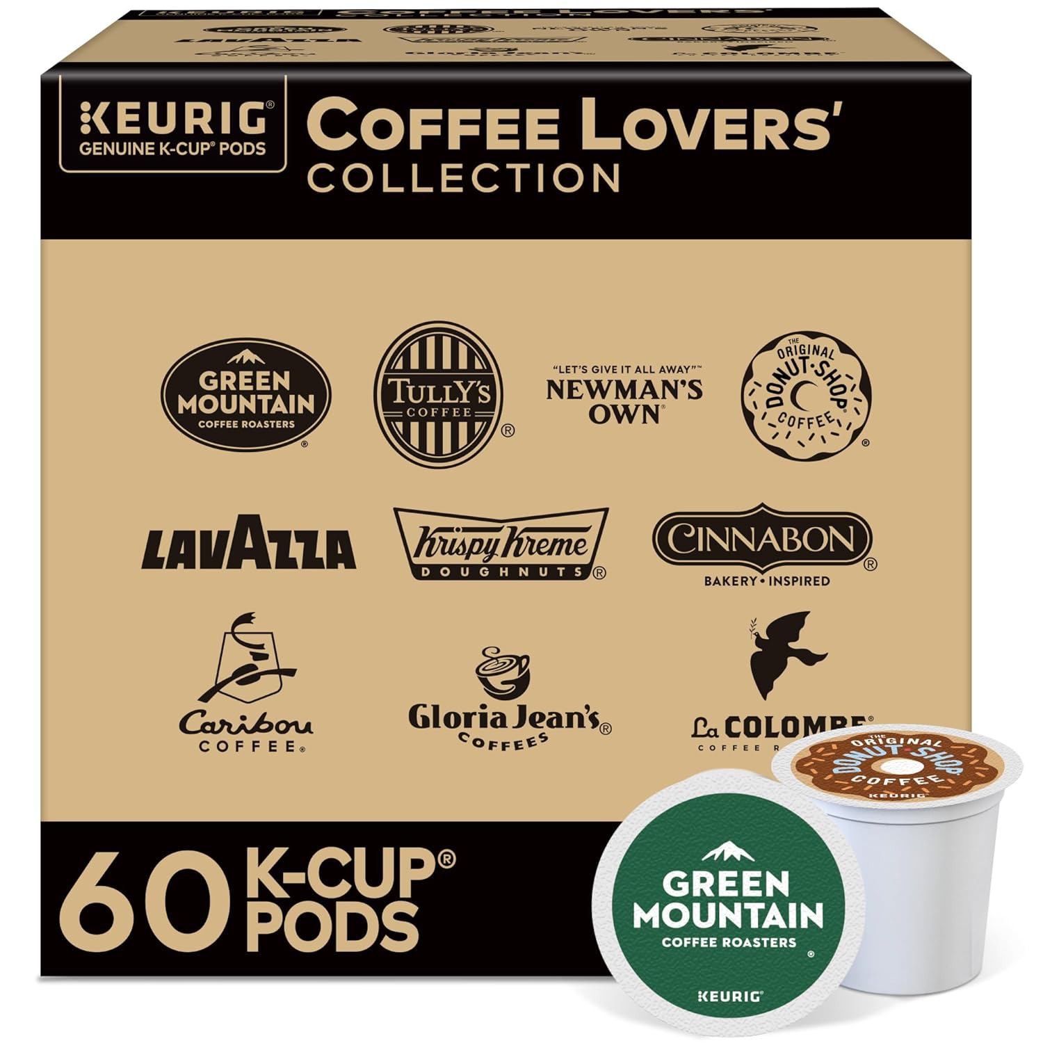 Keurig® Coffee Lover's Collection Variety Pack. Keurig Single Serve K-Cup Pods. 60ct