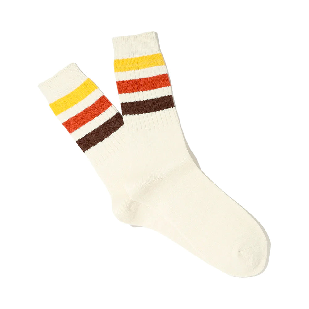 Anonymous ISM - Chaussettes Gradation Crew - Jaune