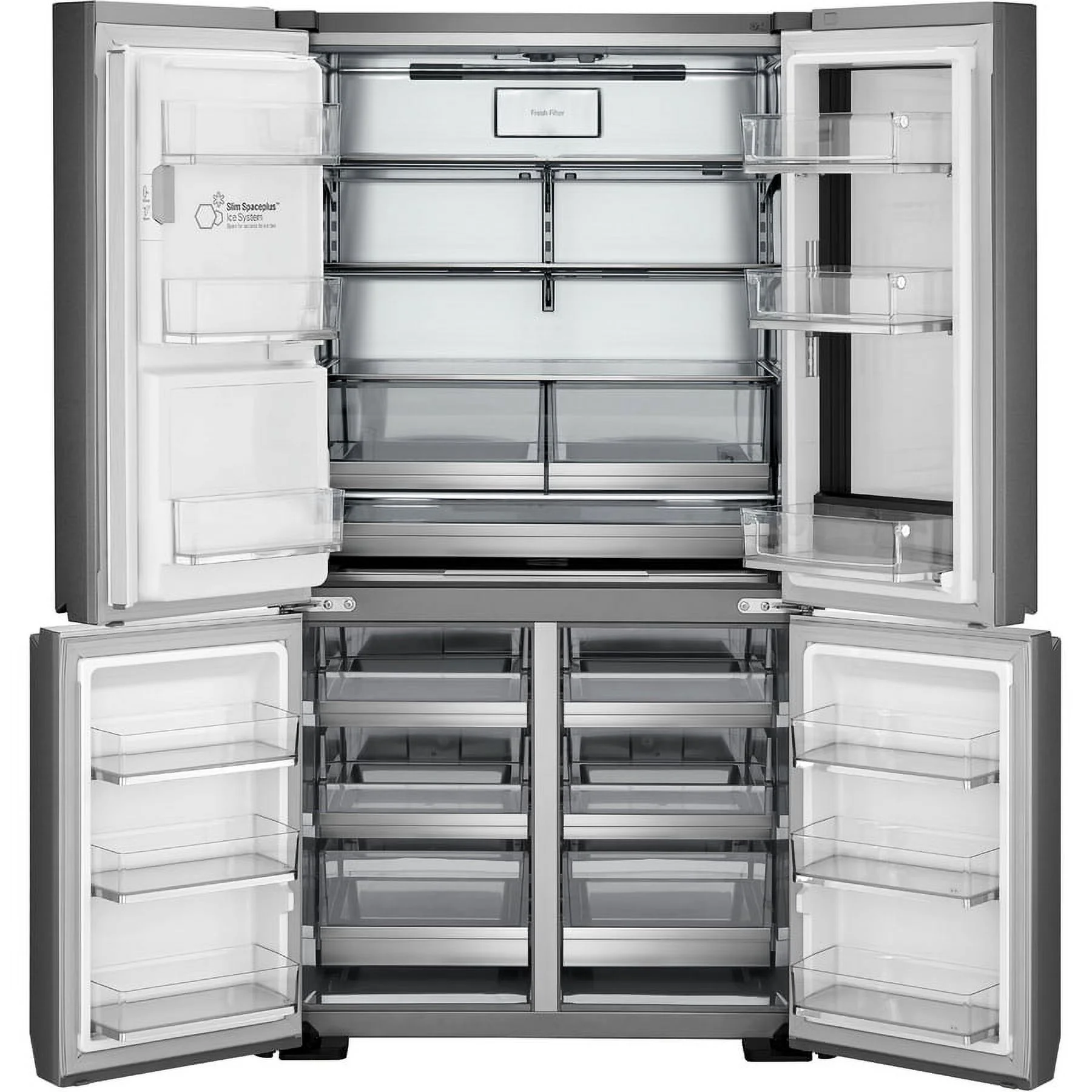 LG Freestanding French Door Refrigerator, Gray - Image 20