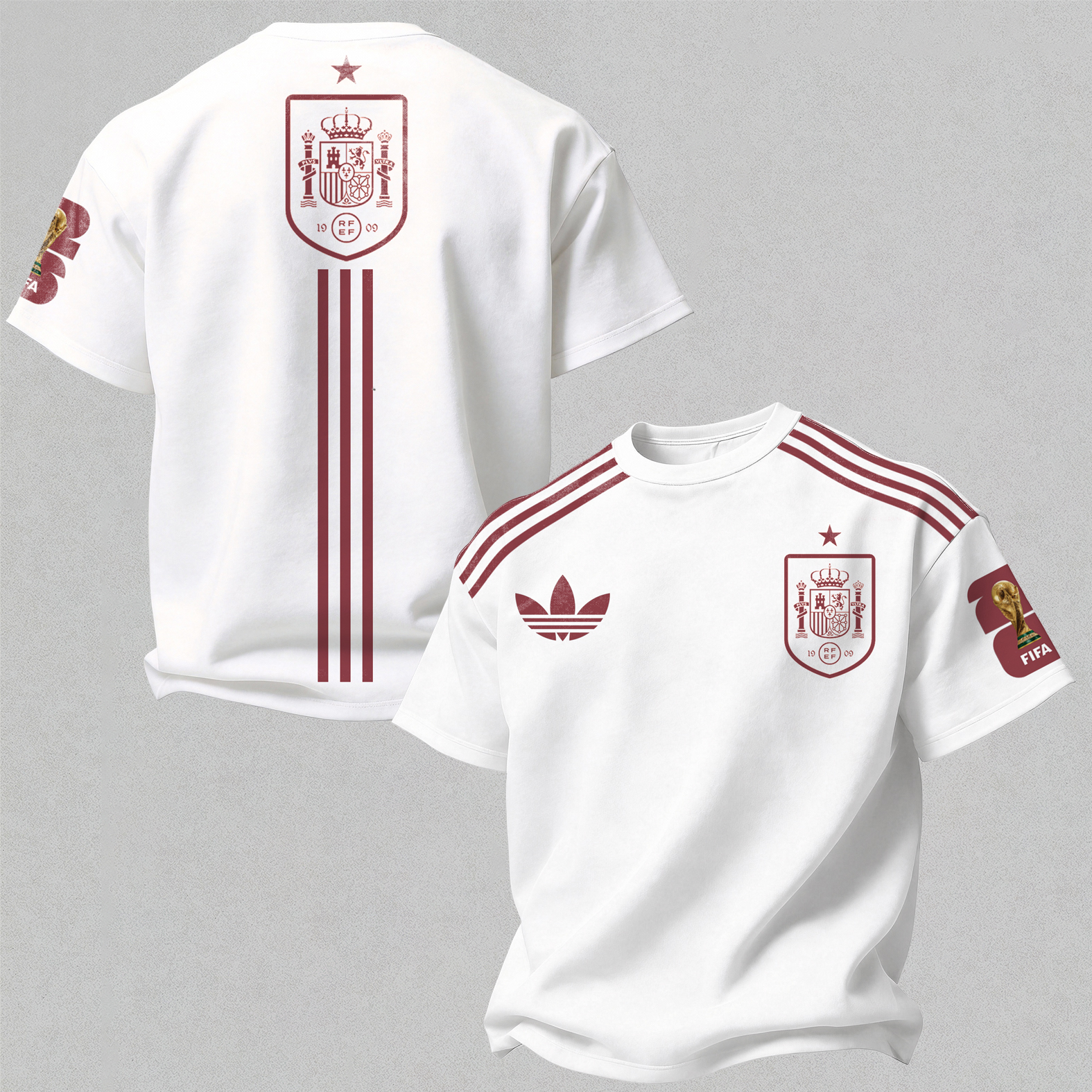 Spain FIFA World Cup 26 Printed Oversized Unisex T-shirt