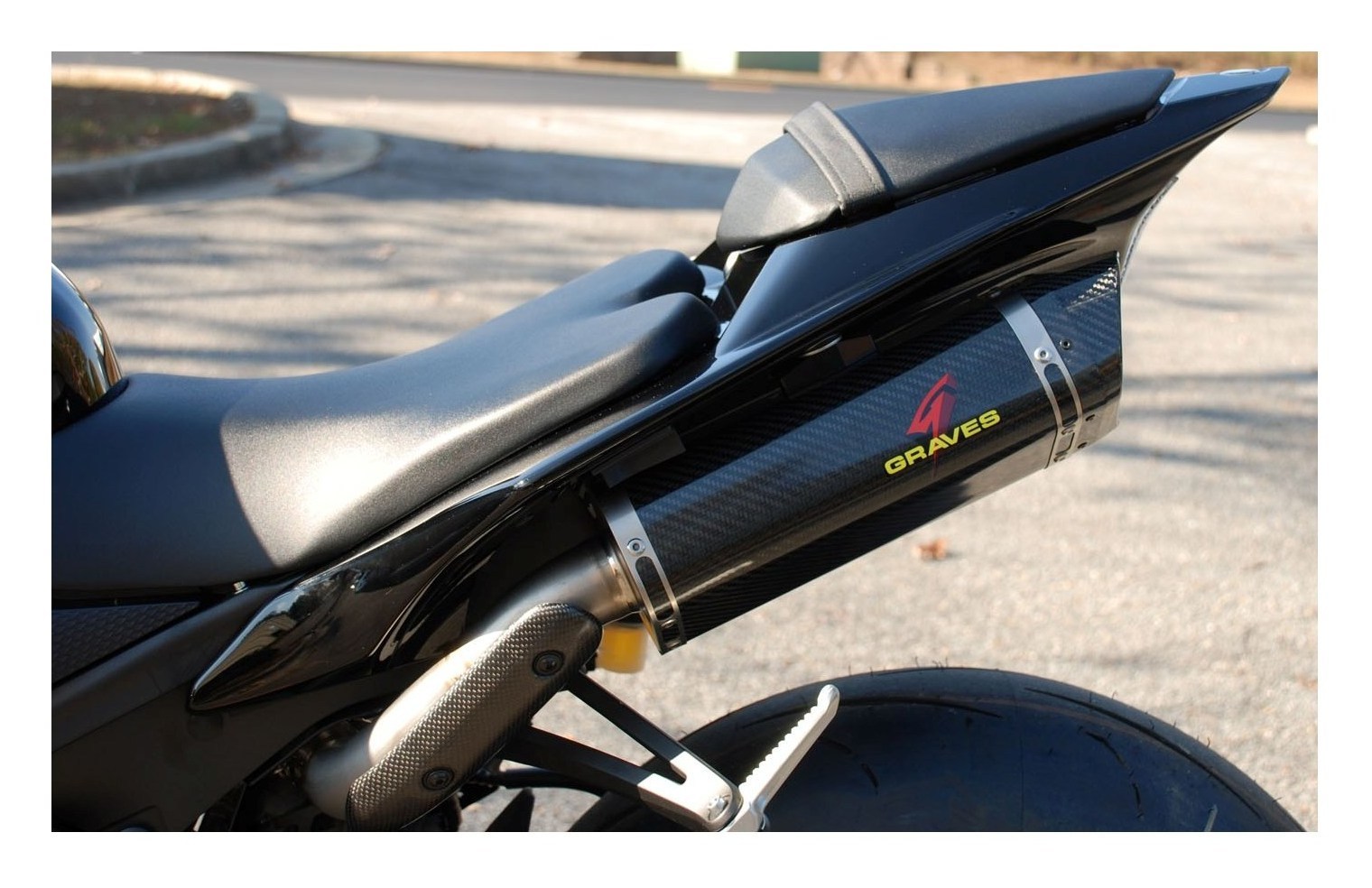 SportsBikeShop Graves Link Cat Eliminator Slip-On Exhaust Yamaha R1 2009-2014