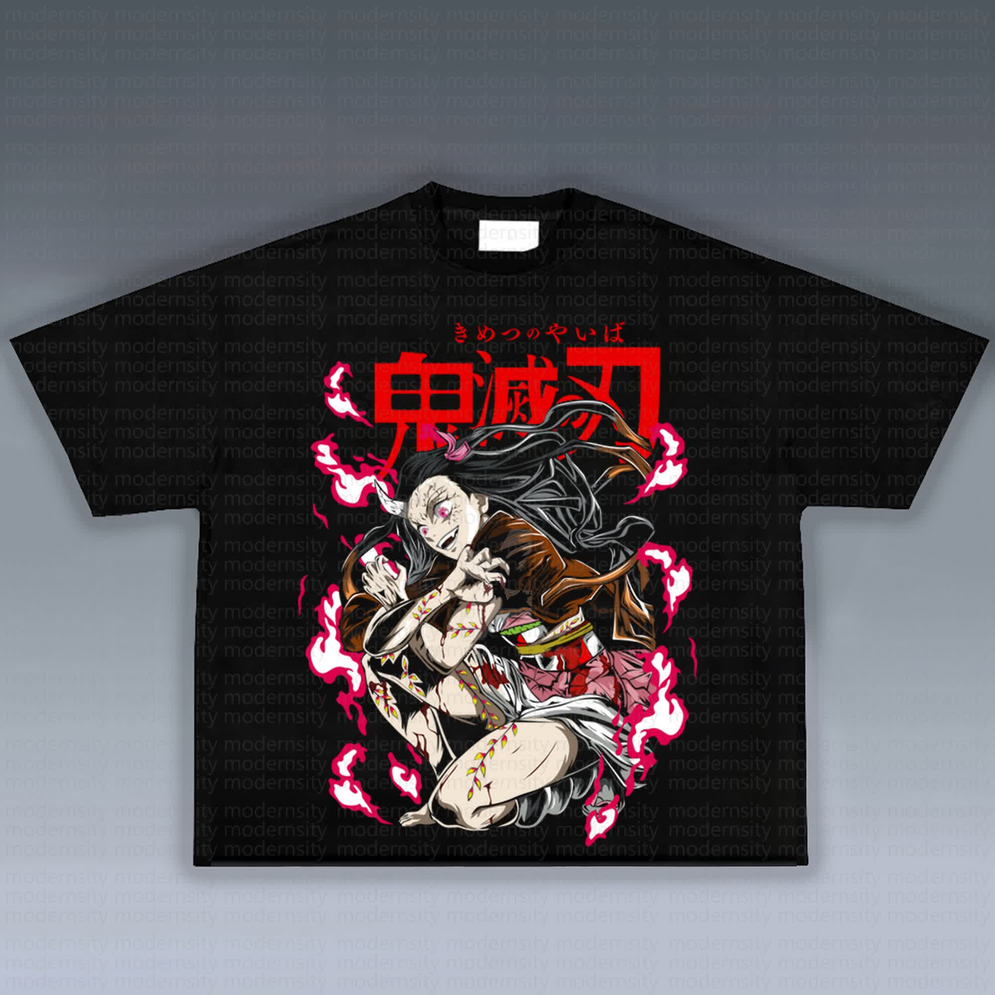 Unisex Anime Inspired Vintage T-Shirt丨Comicssoul