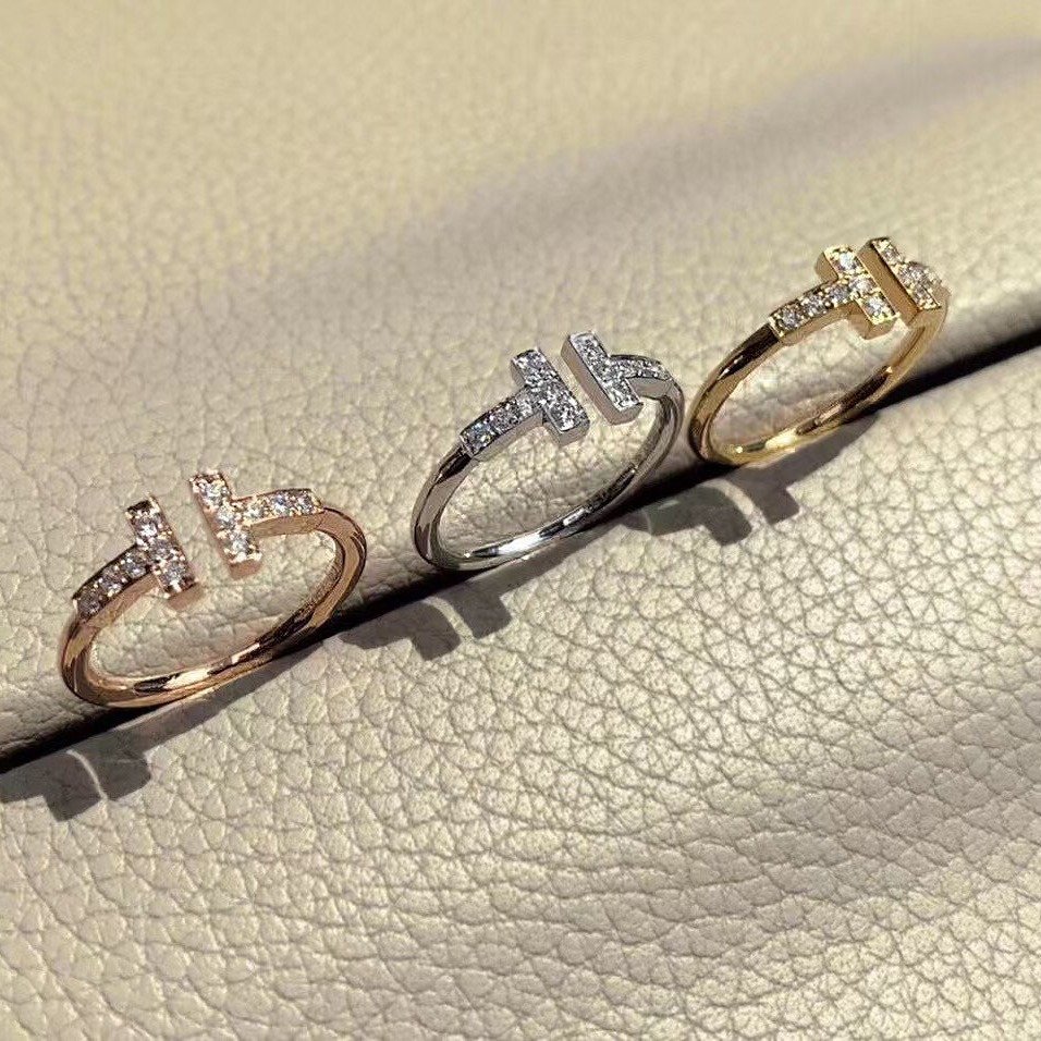 Tiffany Doube T Rings - Original Replica Club