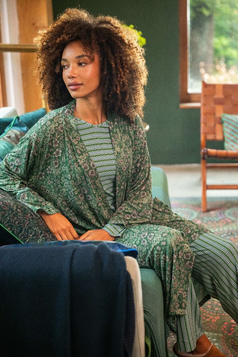 Naomi Kimono Daisy Dreams Green