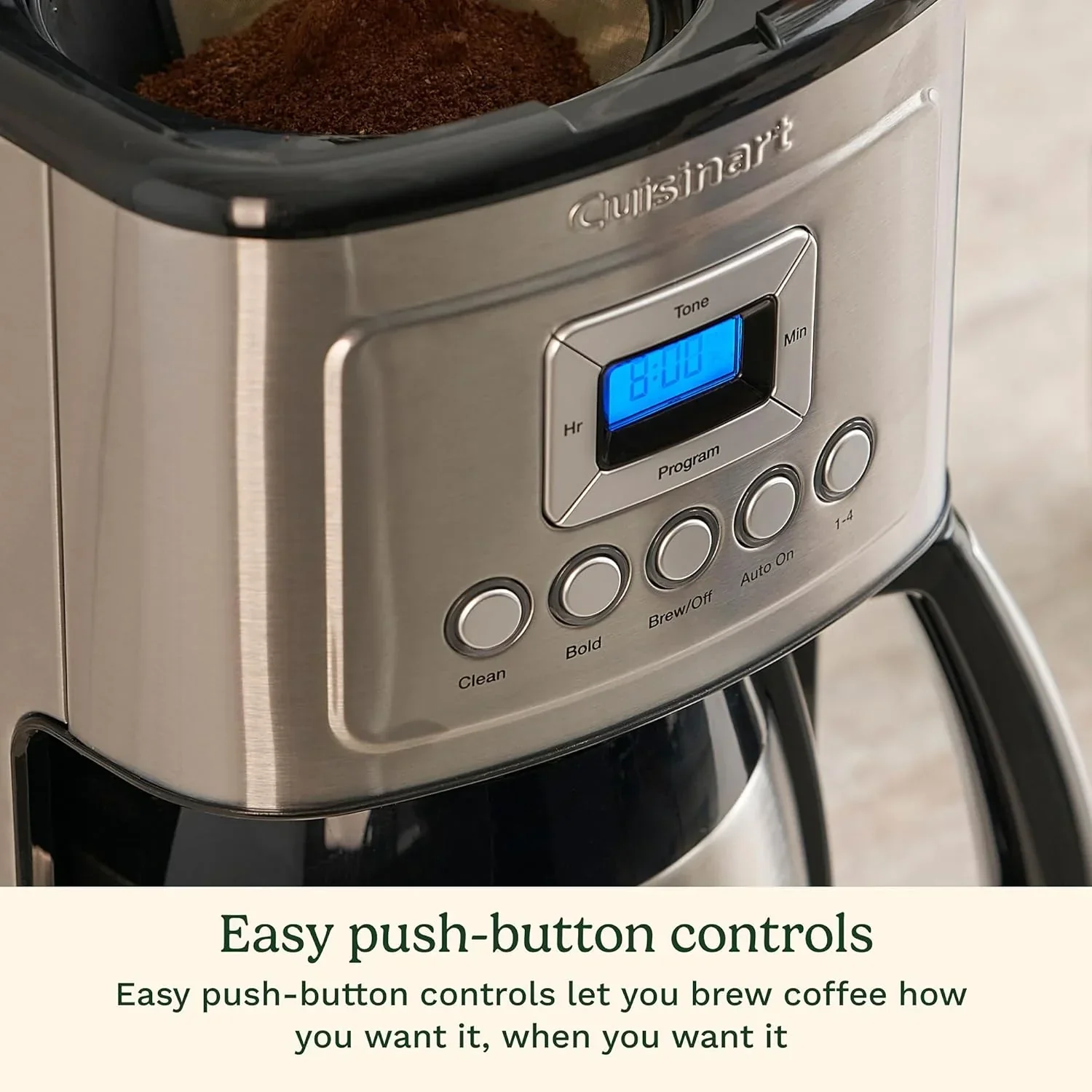 cuisinart 12-Cup Coffee Maker Programmable PerfecTemp Thermal Carafe Coffee Machine