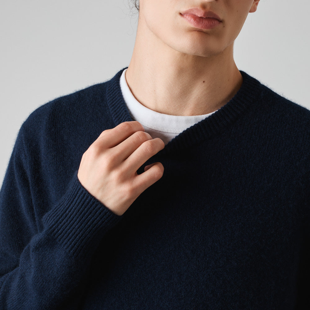 Merci - Pull en cachemire Claudio - Marine
