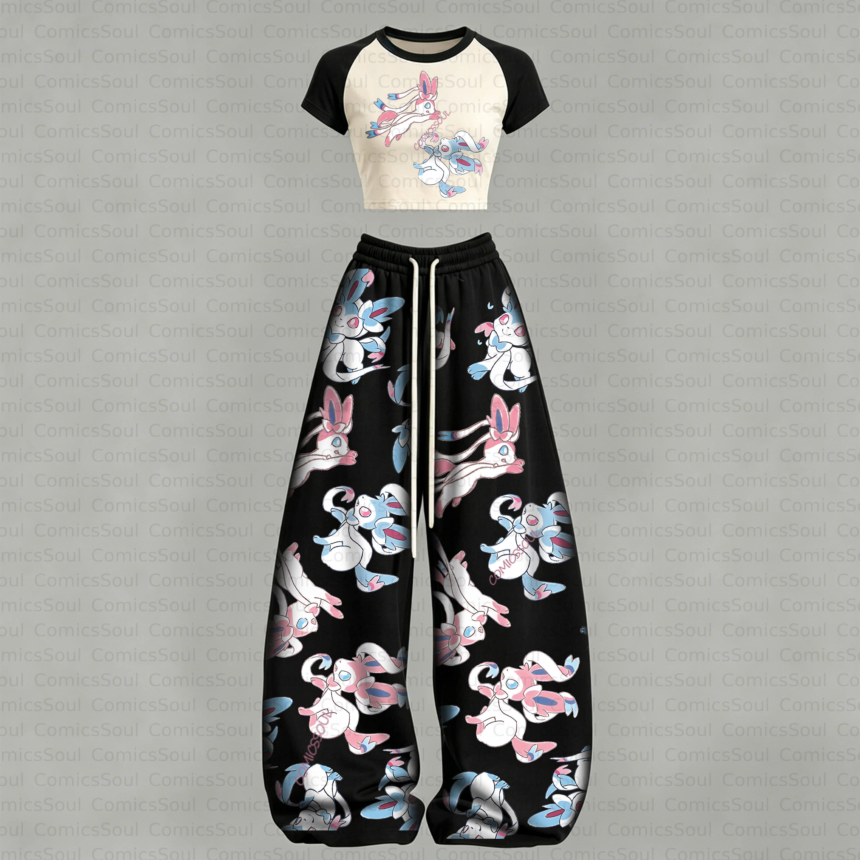 Pokémon T-Shirt & Elasticated Trousers Two-Piece Set
