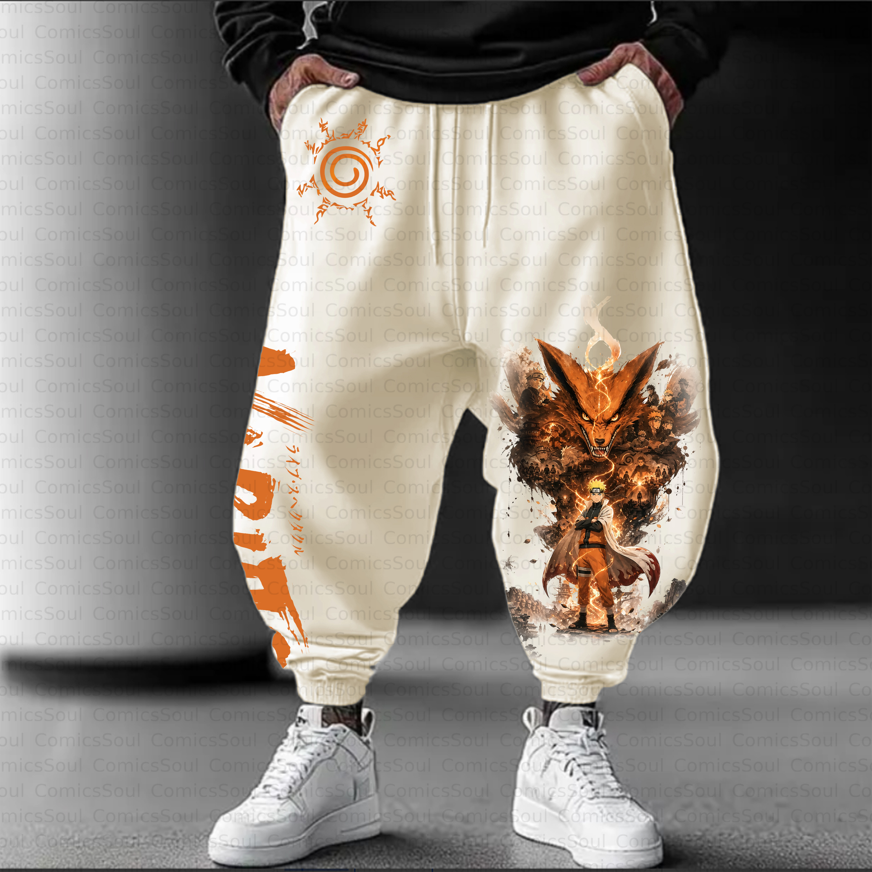 Unisex Casual Anime Streetwear Pant