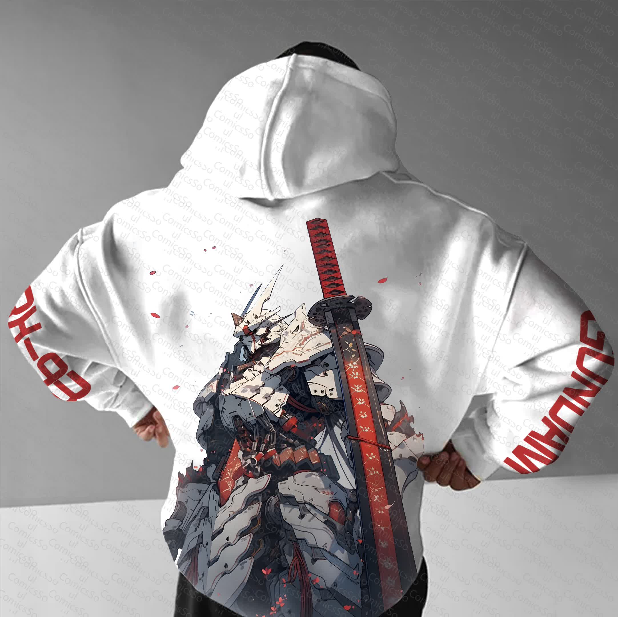 Unisex “Comicssoul” Anime Graphic Streetwear Vintage Hoodie