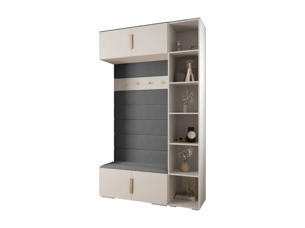 Mobtrendy 1 armario con puertas batientes 236.7/140/47 54448euhx