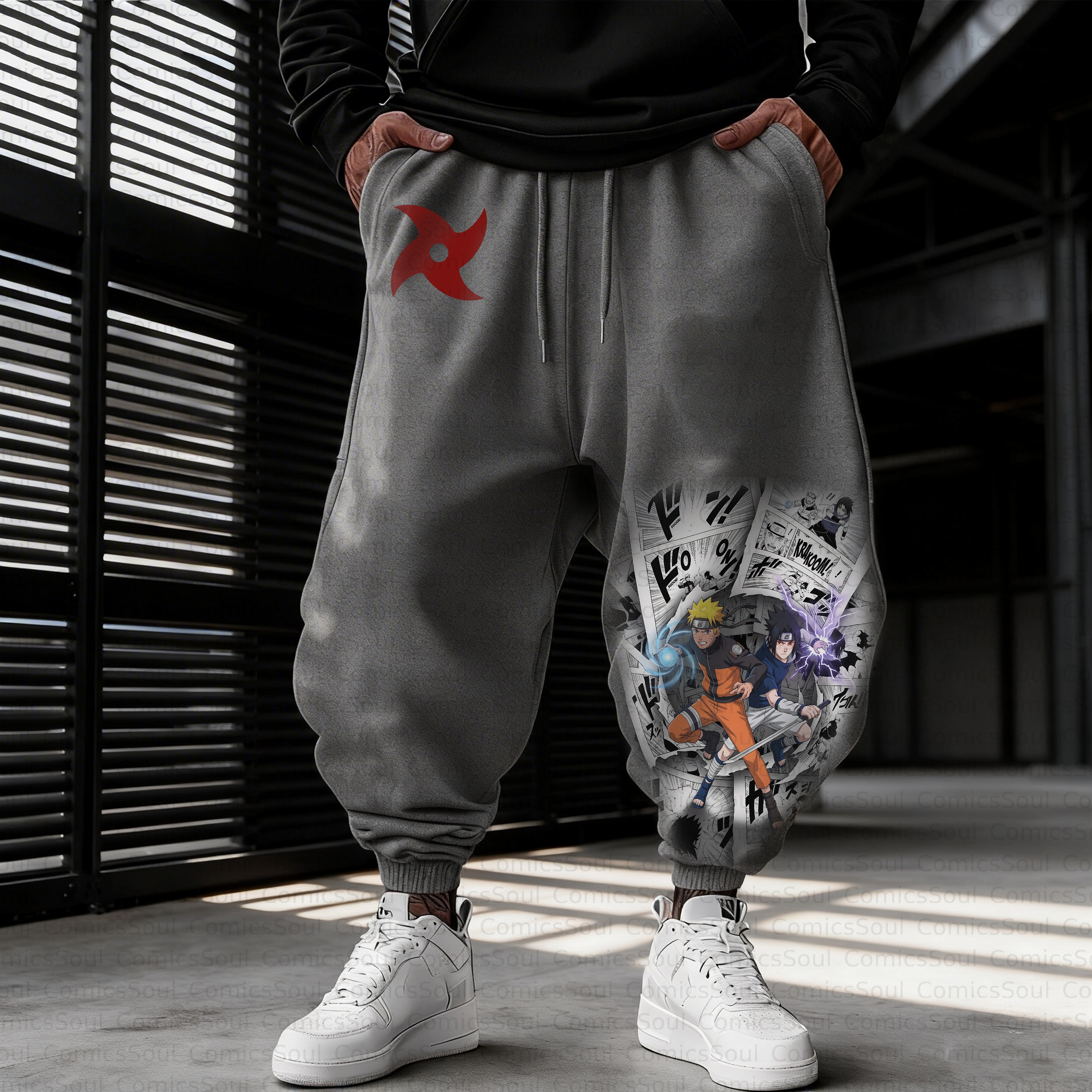 Unisex Casual Anime Streetwear Pant