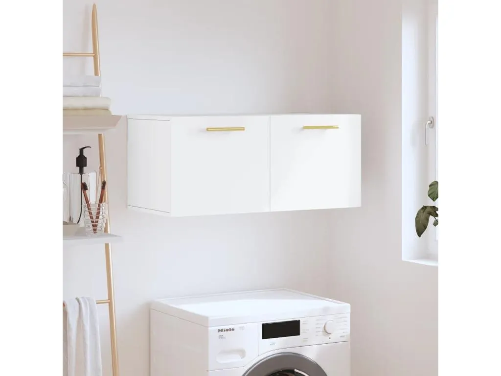 Alkifurniturees Armario de pared Alkifurniturees de ingeniería blanco 80x36.5x35 cm QMUB74838