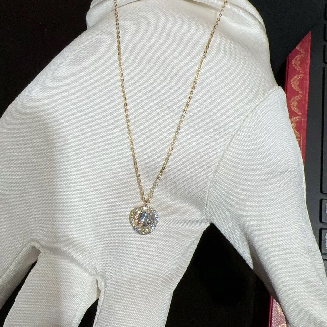 Cartier Full Diamond Paved Trinity Pendant Necklace - Original Replica Club