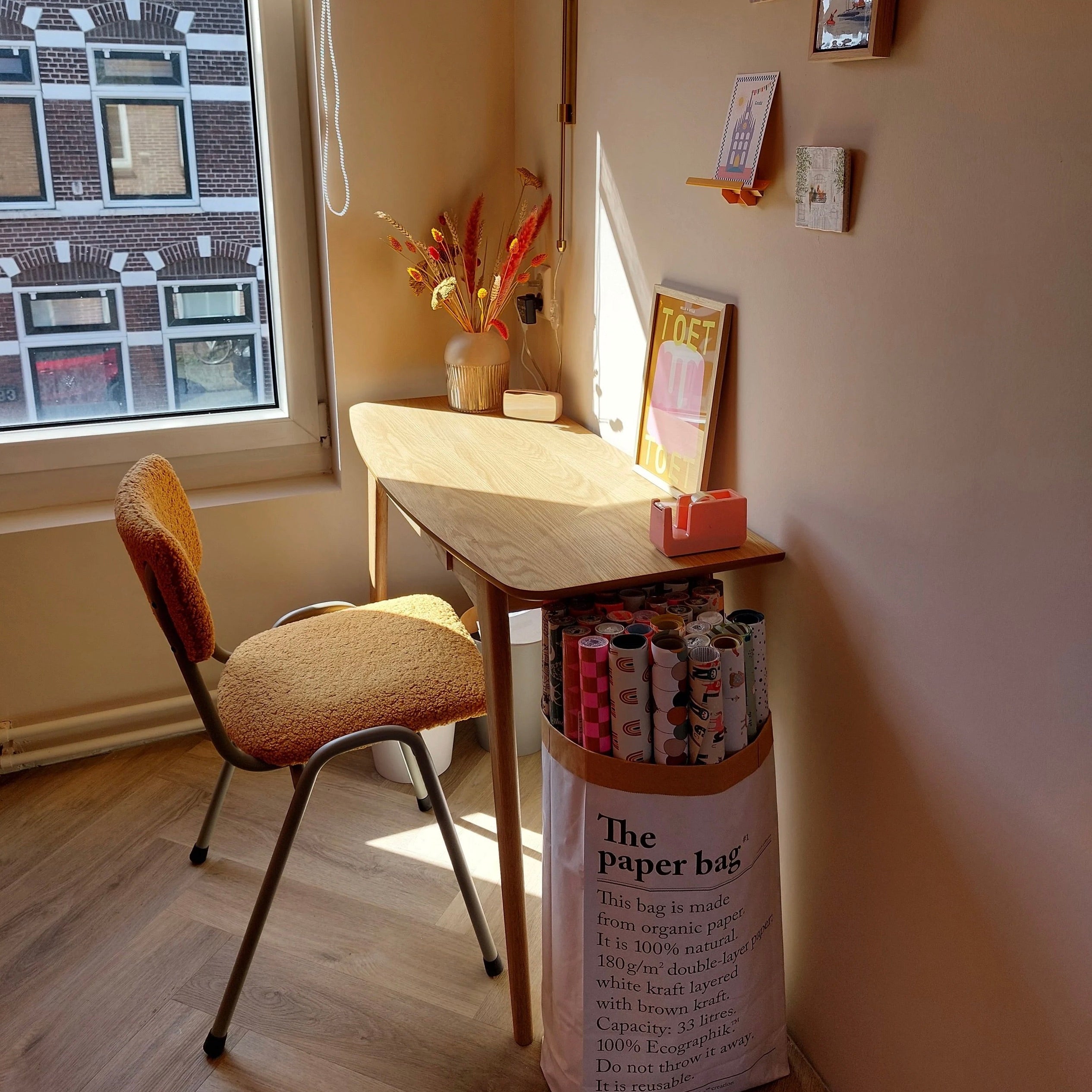 Blokker basic Walter Bureau - Eikenhout