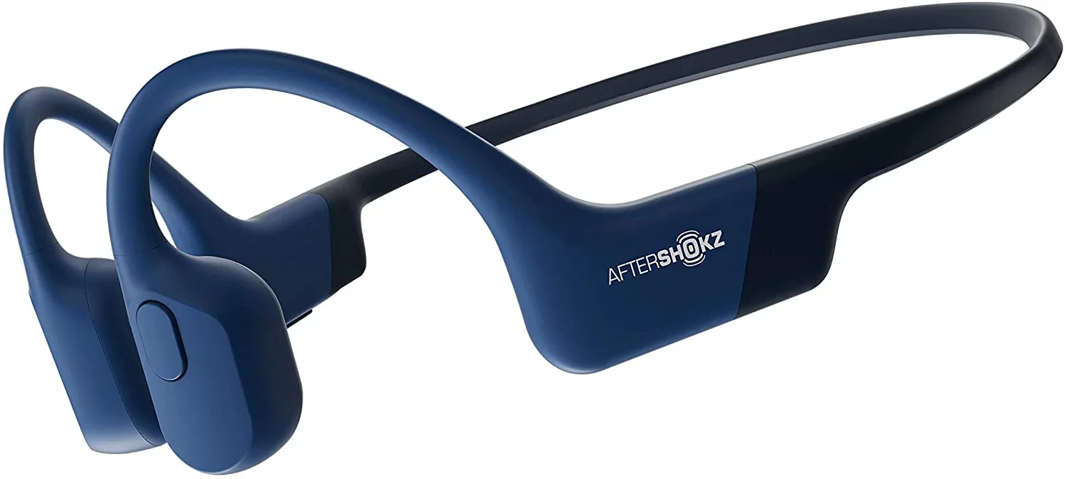 AfterShokz Aeropex Open-Ear Wireless Bone Conduction Headphones With Sport Belt, Cosmic Black - 2.3 - Image 7 AfterShokz Aeropex Open-Ear Wireless Bone Conduction Headphones With Sport Belt, Cosmic Black - 2.3 - Image 7
