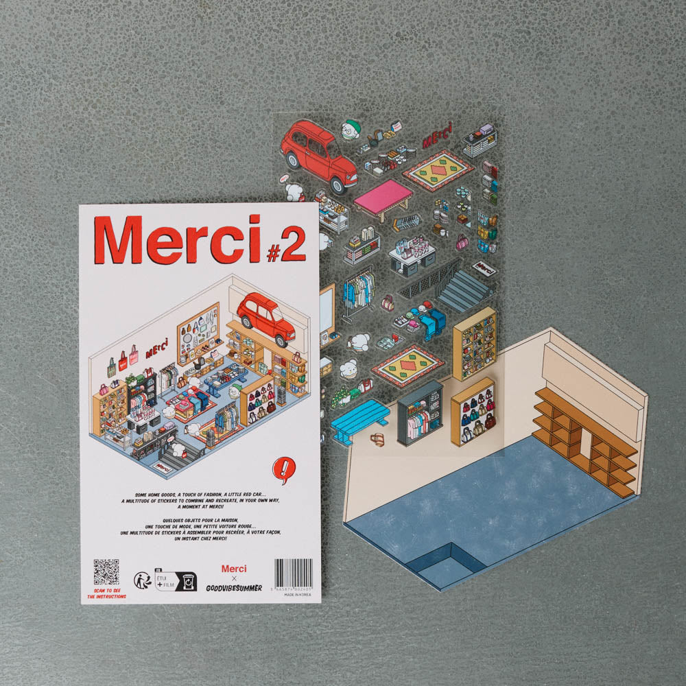 Kit stickers Merci #2