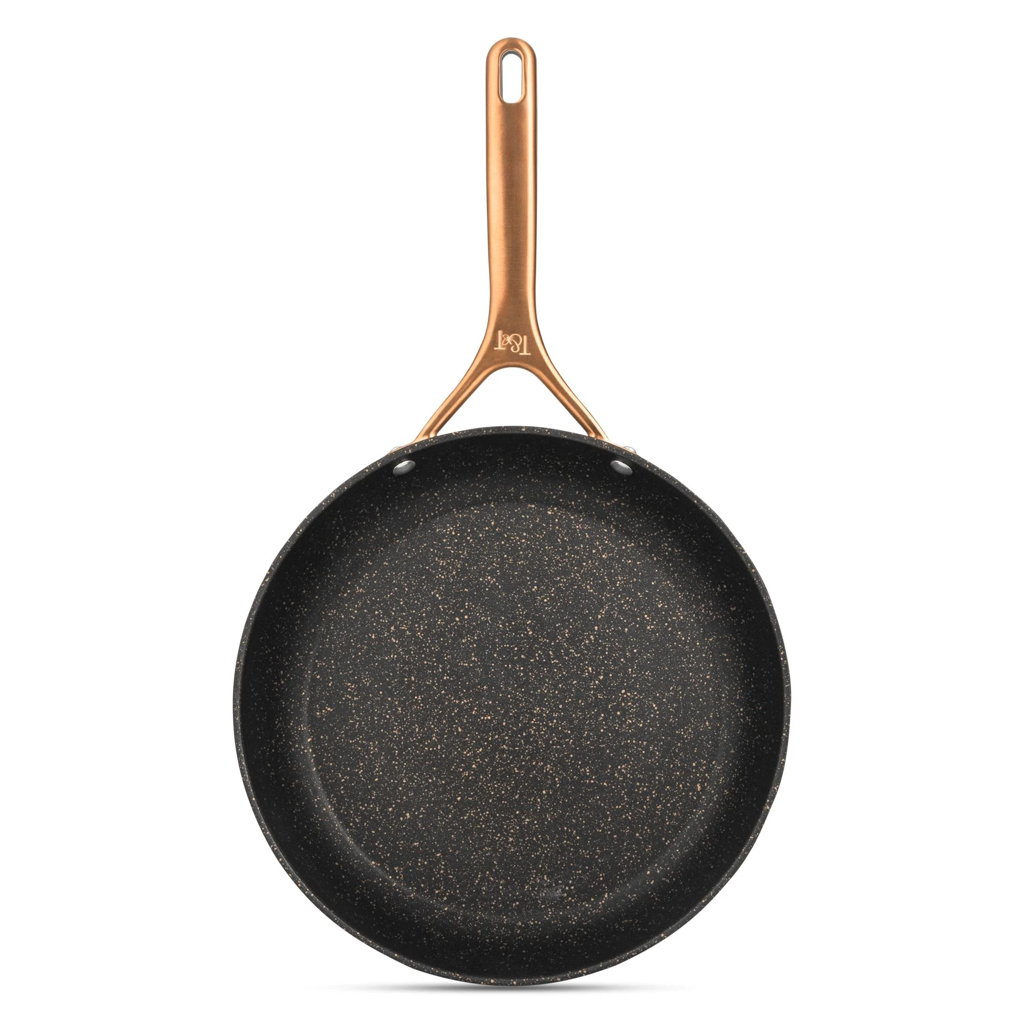 Thyme & Table Supreme 12-Piece Non-Stick Cookware Set, Pots and Pans Set- Bronze - Image 5