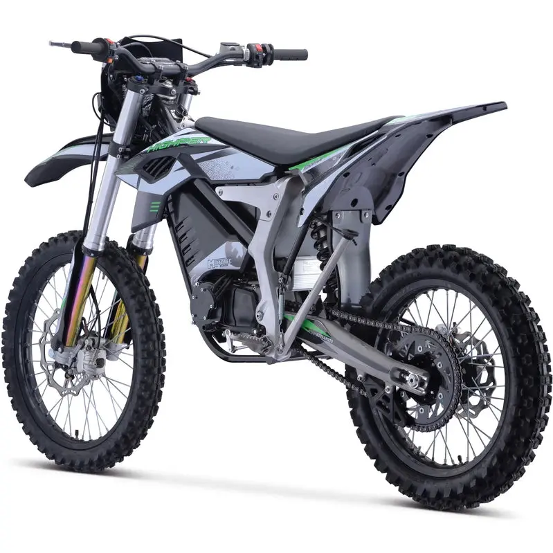 MotoTec Electric Dirt Bike 72V 12,000W White - Venom - Image 4 MotoTec Electric Dirt Bike 72V 12,000W White - Venom - Image 4