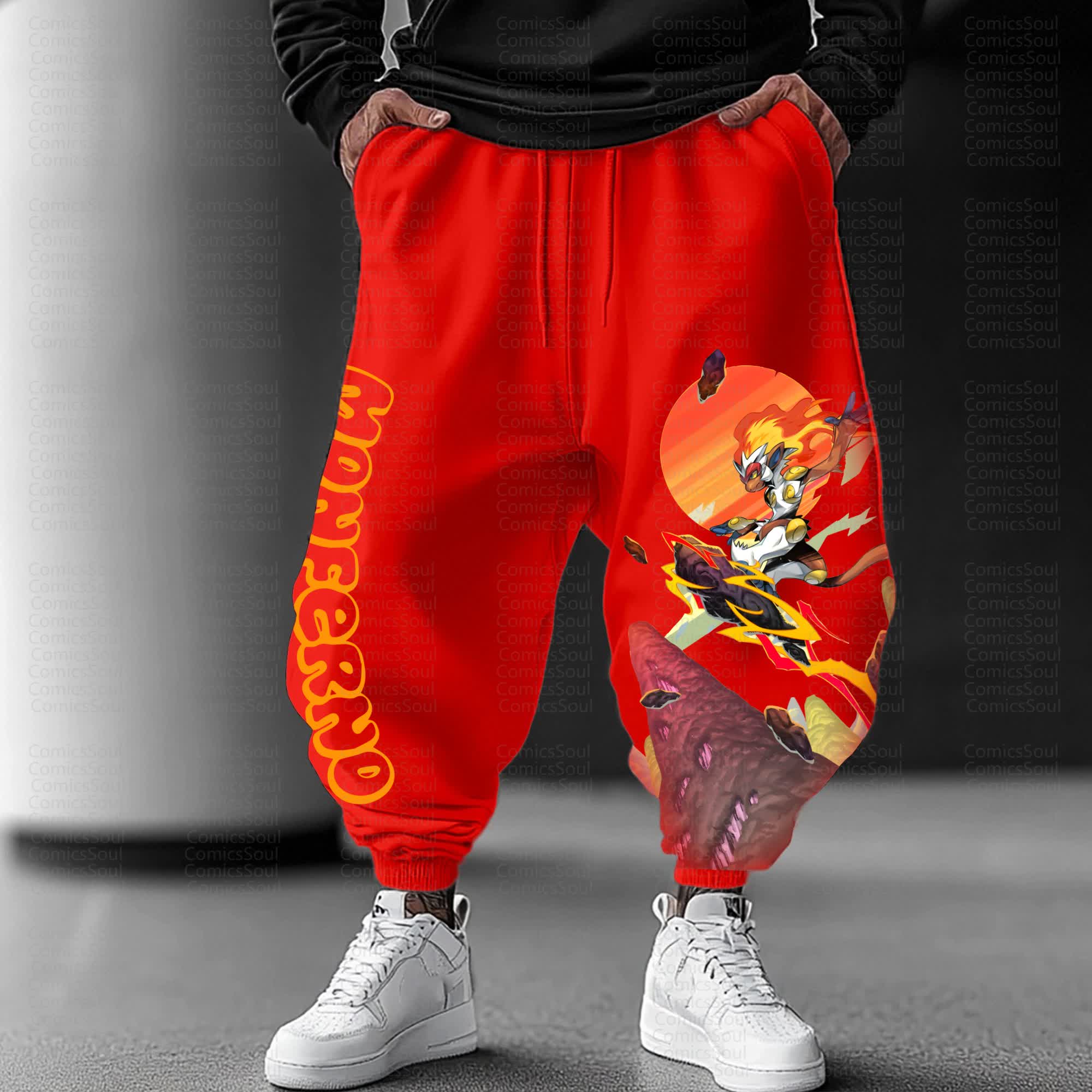 Unisex Anime Inspired Vintage Pants丨Comicssoul