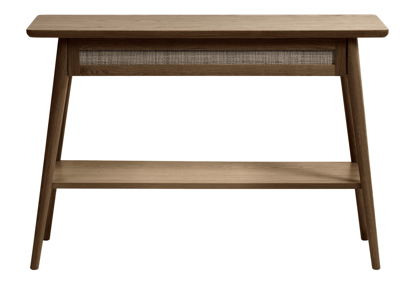 Hygge Interiors Barrali Sidetable Gerookt Eiken   Rattan