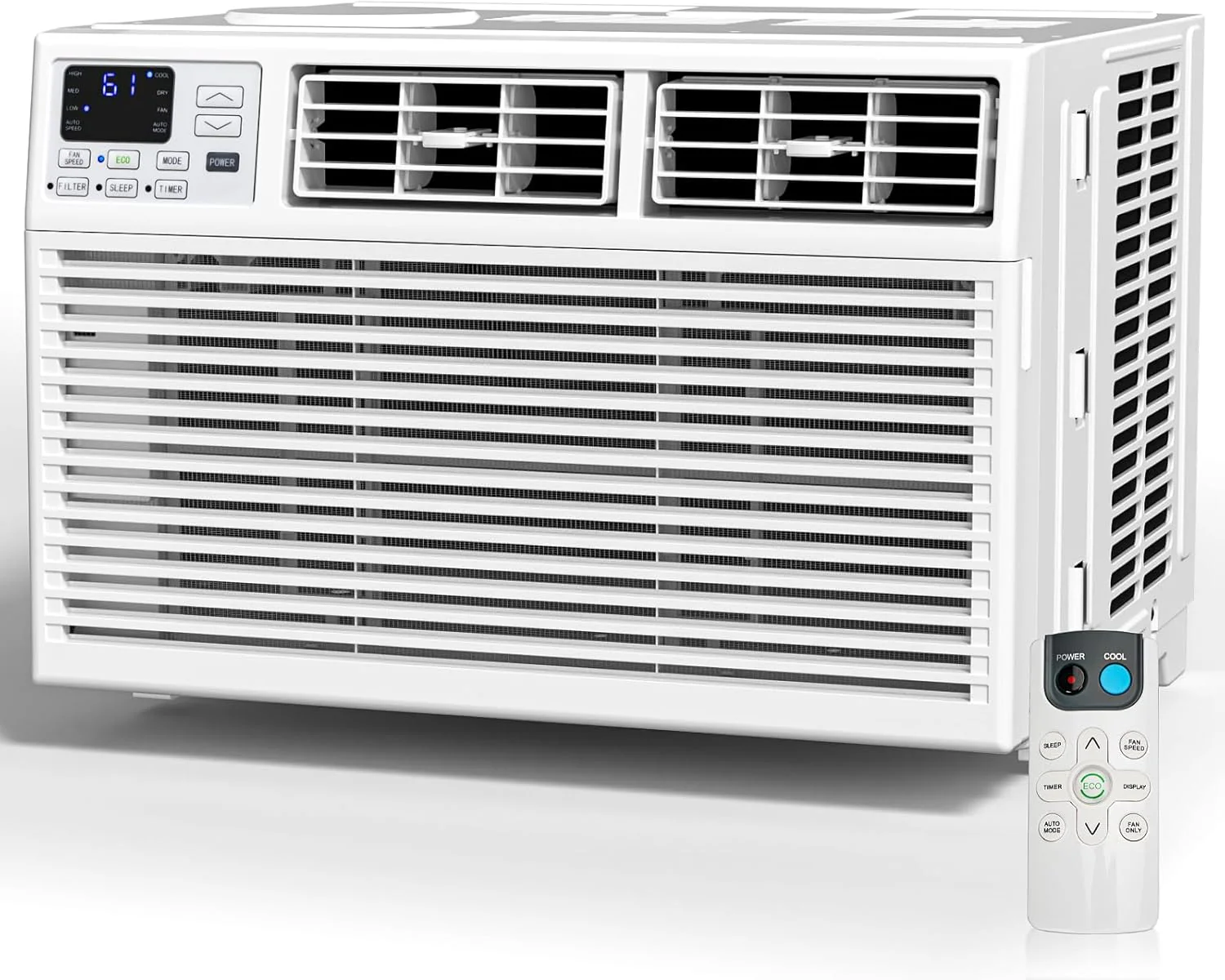 Antarctic Star 12,000 BTU U-Shaped Window Air Conditioner Unit Cools up to 550 Sq.Ft. with 6 Modes 24H Timer, Ultra Quiet Window AC Units