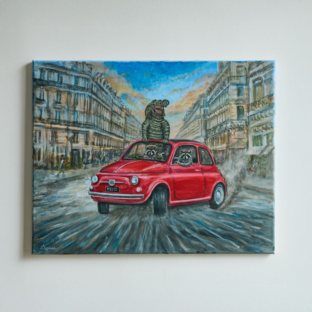 Merci x Travis Chapman - Drifting on the Champs des Elysees