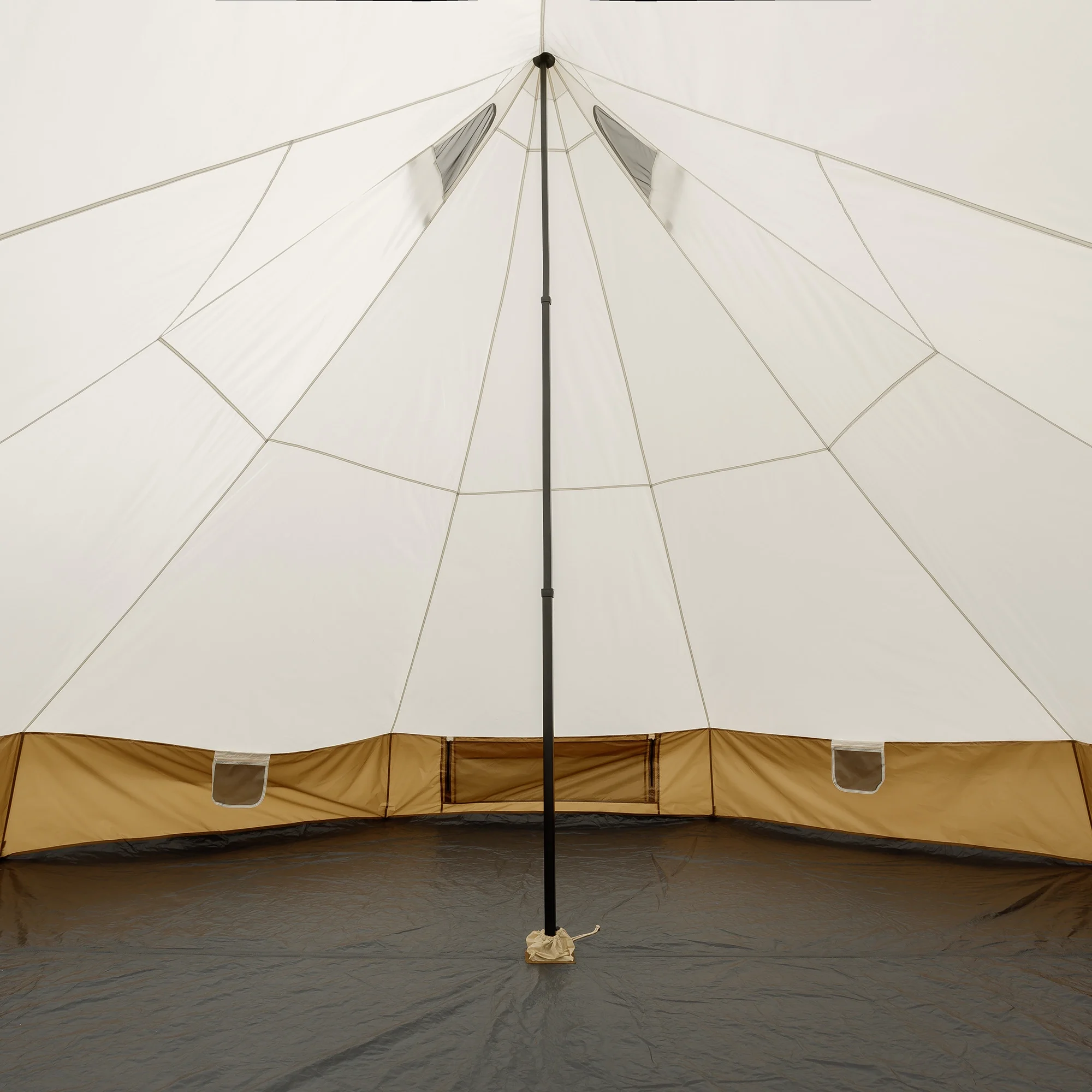 Ozark Trail 15' x 15' 8-Person Bell Tent with String Lights, 22.57 lbs - Image 4
