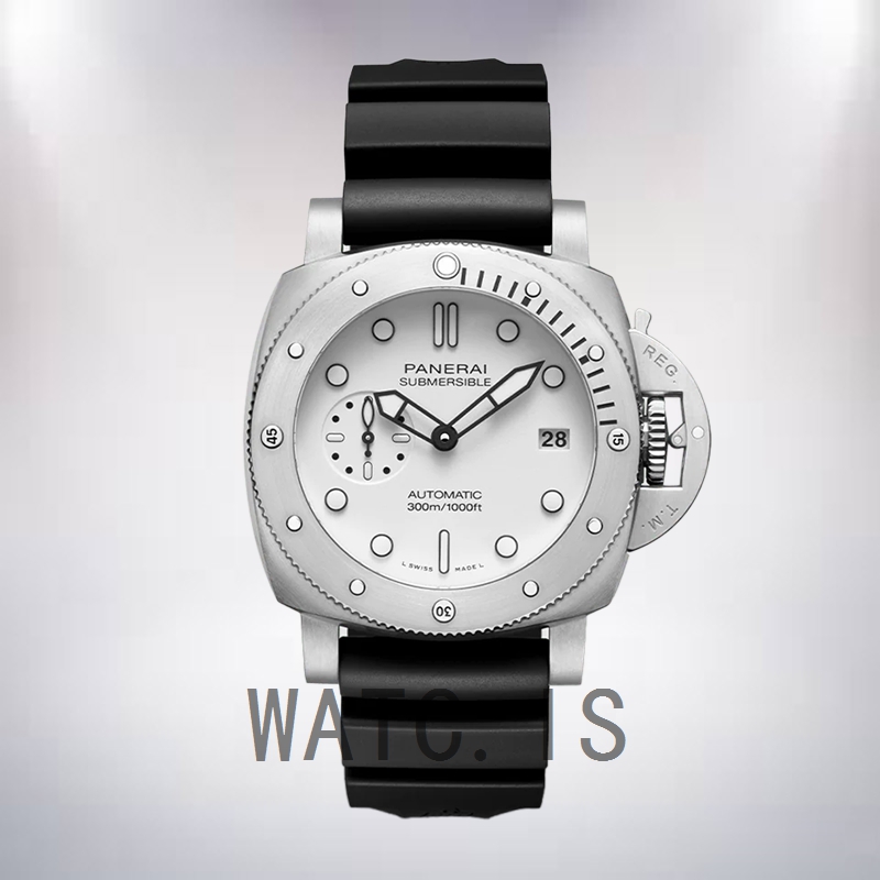 Panerai Submersible PAM01223 Men's 47mm Silver-tone