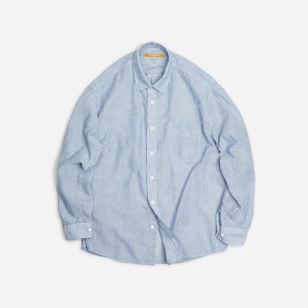 Frizmworks - Chemise Og Stripe Seersucker - Bleu