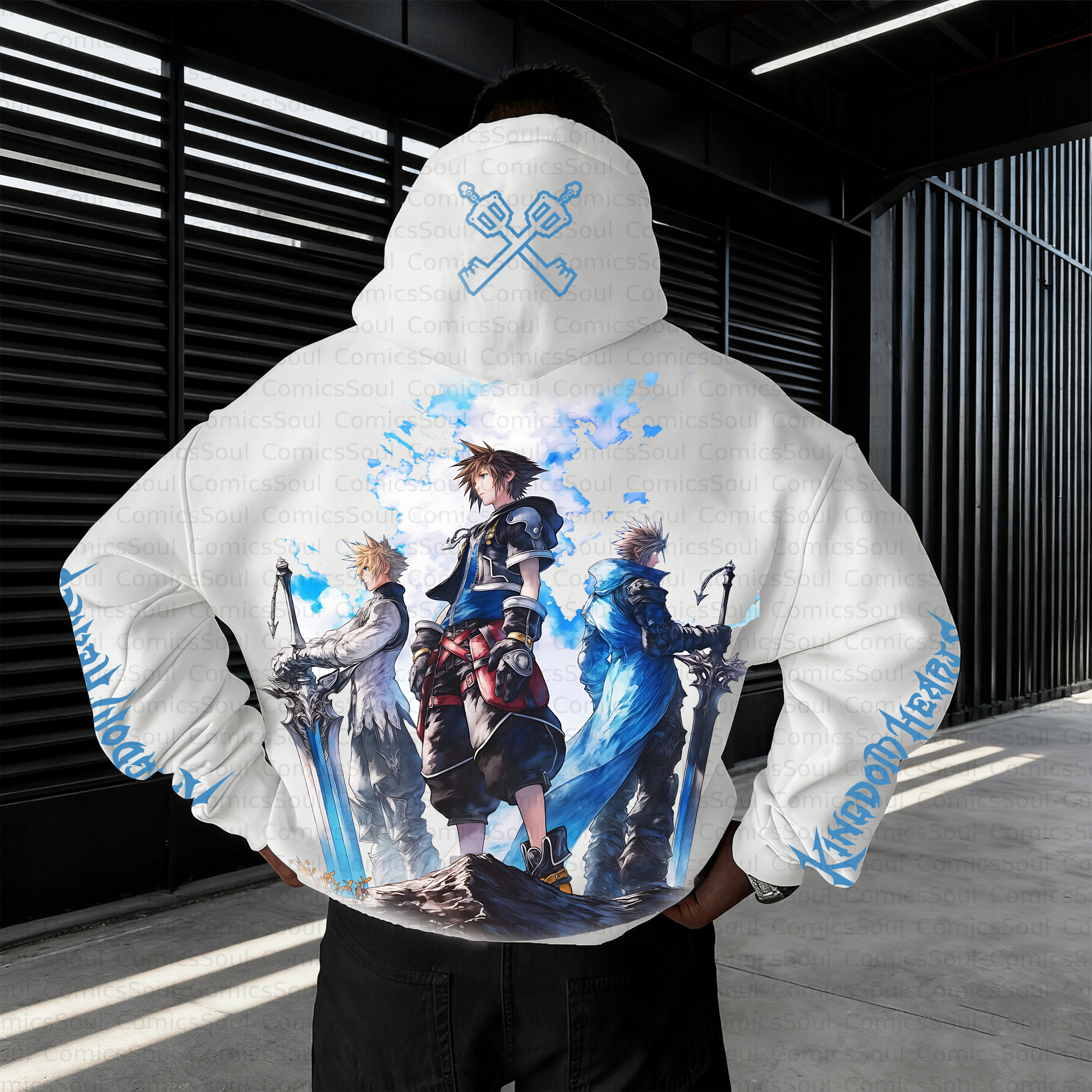 Unisex Anime Inspired Vintage Plush Hoodie
