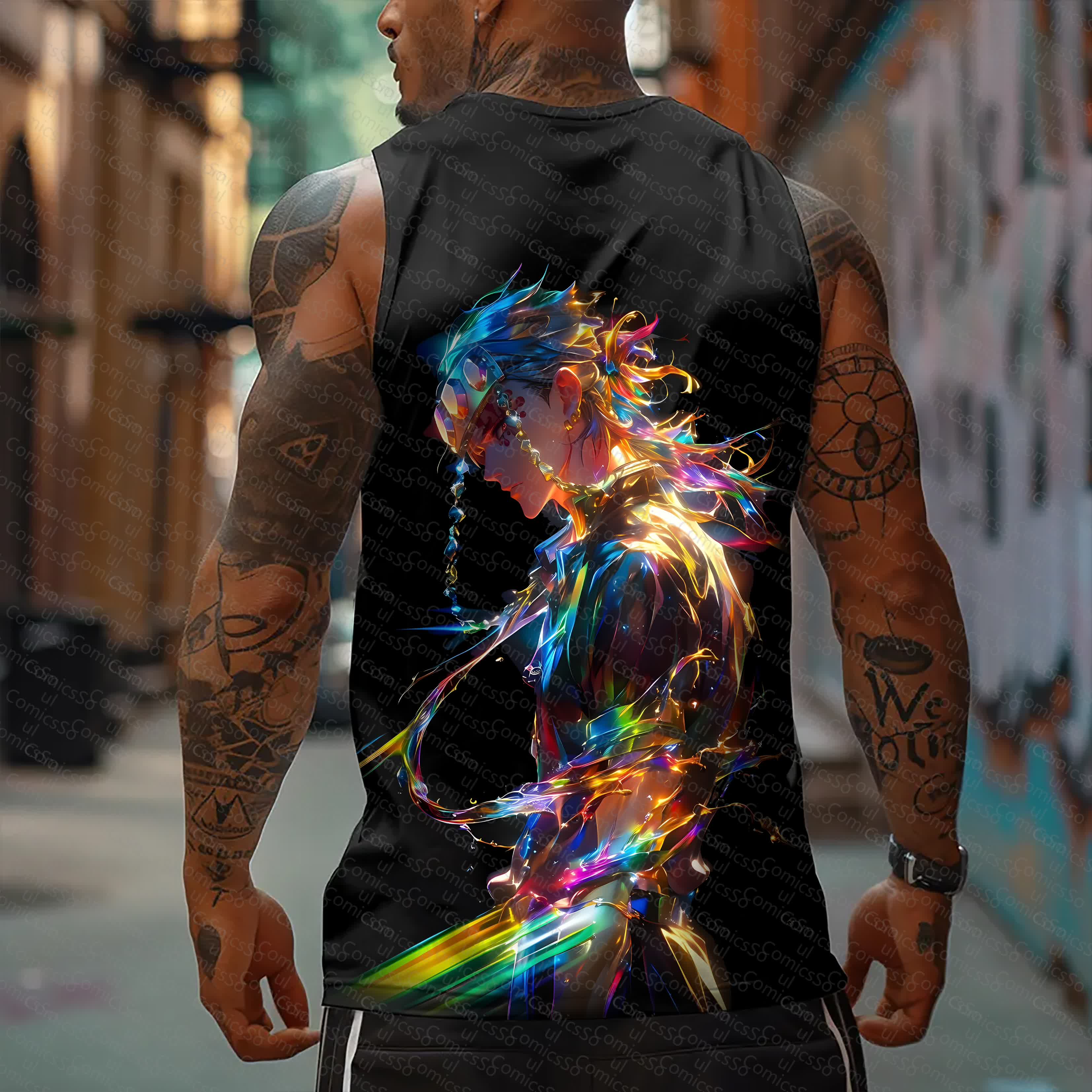 Unisex  “Comicssoul” Casual Anime  Tank Top