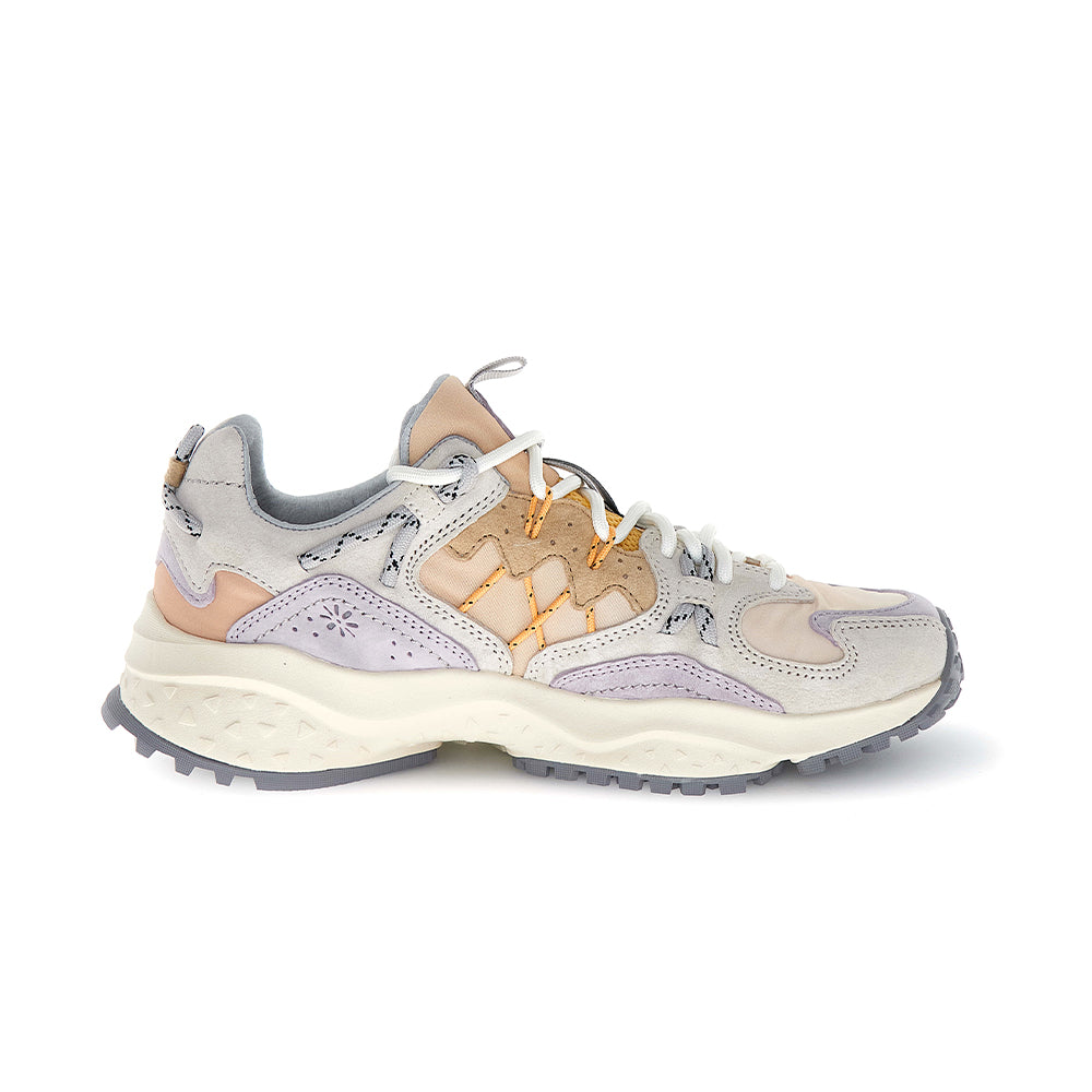 Flower Mountain - Baskets Yamabushi Uni Suede Nylon - Off White Lilac