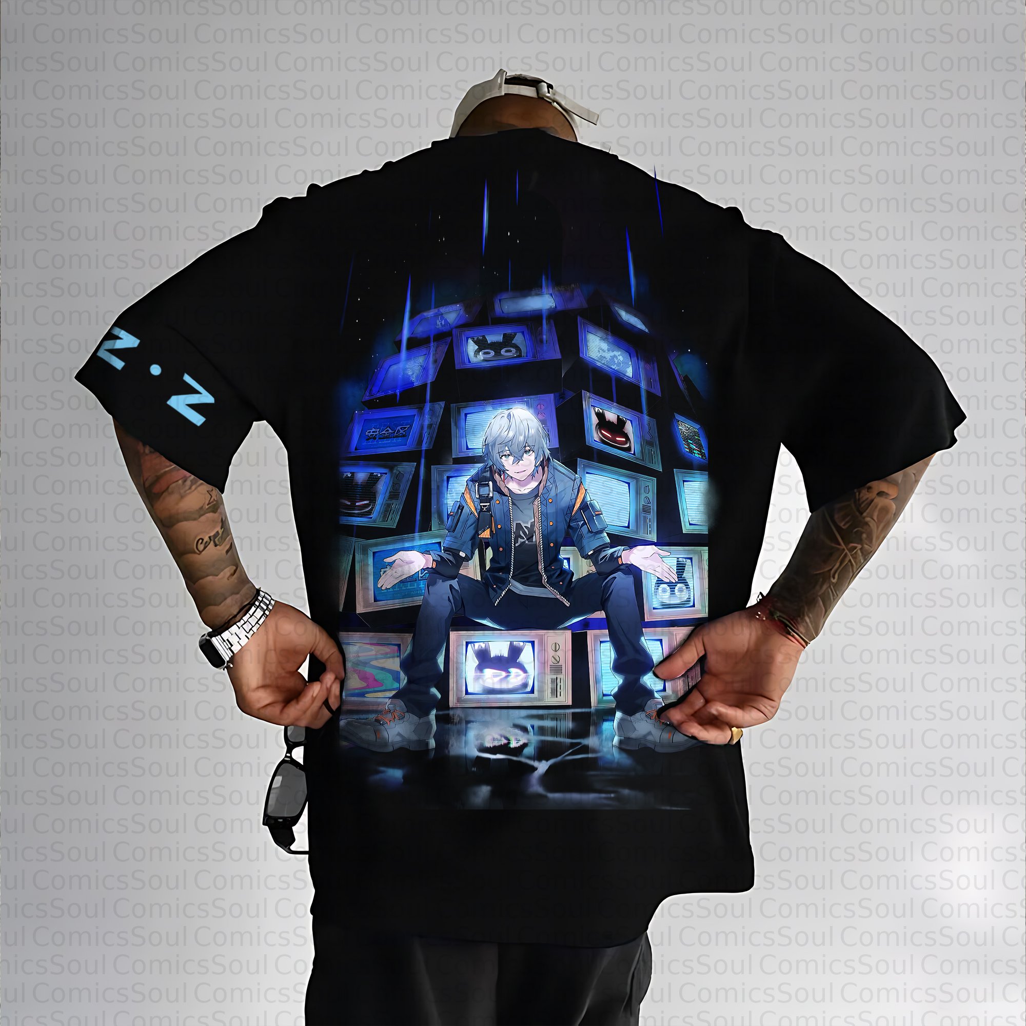 Unisex Anime Inspired Vintage T-shirt