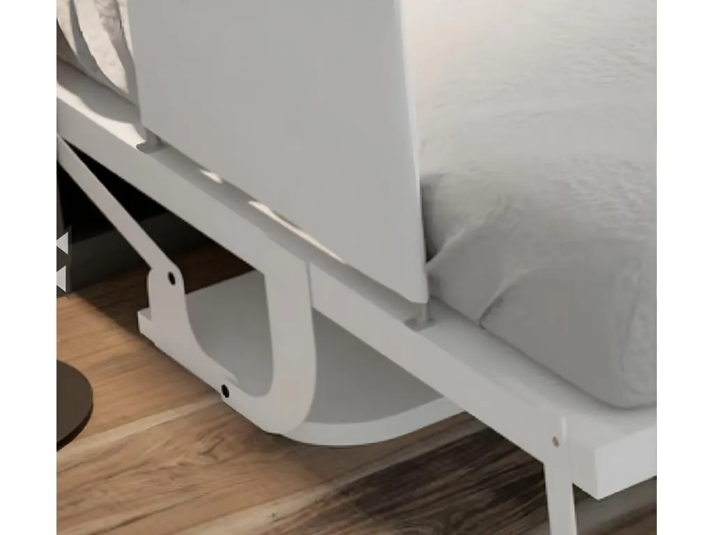 Cama abatible vertical 90x200 con escritorio studante-frente gris antracita mgf3139137
