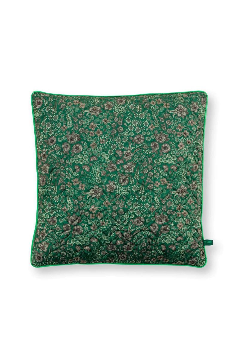 Cushion Quilted Daisy Dreams Green