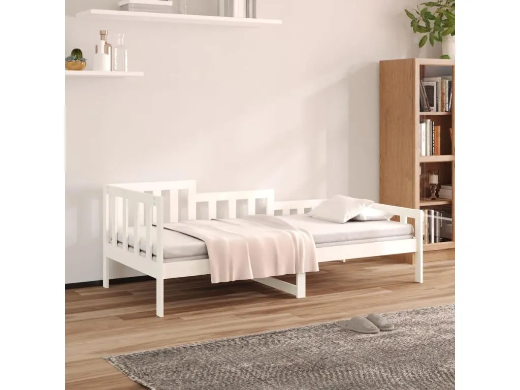 Sofá cama Blanco 90x190 cm Kavehomedeco maciza de Kavehomedeco TJIX30267