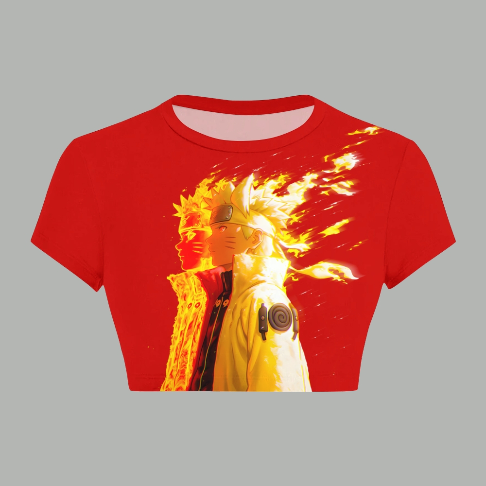 NARUTO Women T-Shirt  & Elasticated Trousers Two-Piece Set