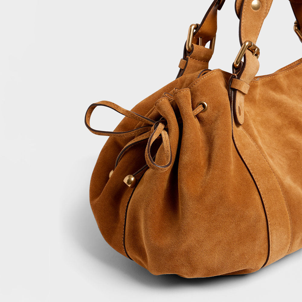 Gerard Darel - Sac en cuir Le 24h Folk - Renard