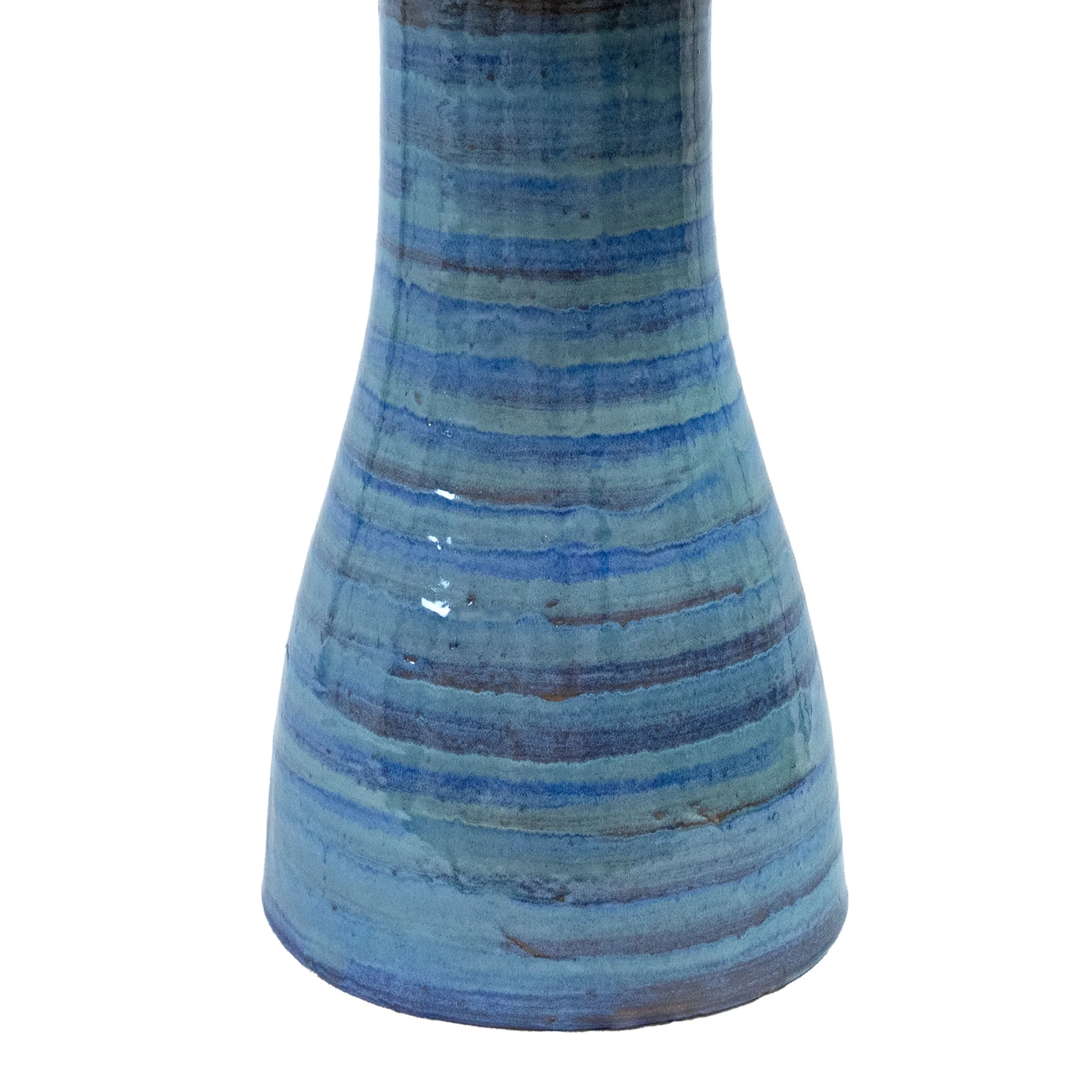 Sunnydaze Freestanding Ceramic Outdoor Bird Bath, Glazed, UV-Resistant Galaxy Blue Finish - Image 28
