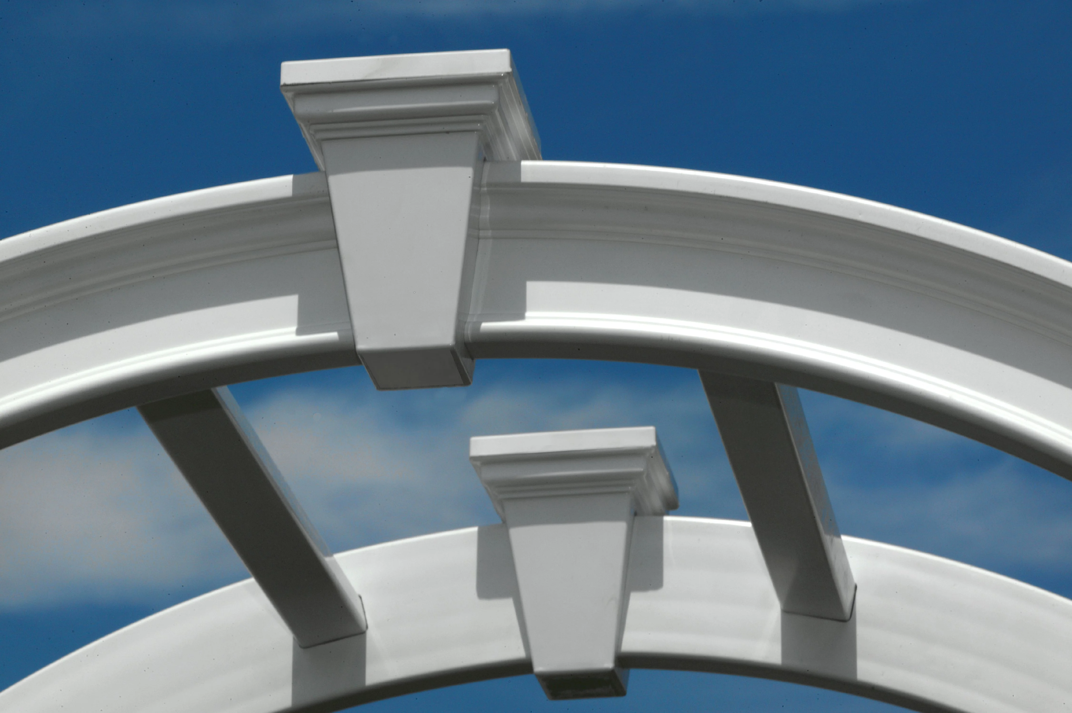 Vita 49" L x 24" W x 91.6" H Vienna Classic Vinyl Arbor, White, VA68144 - image 4