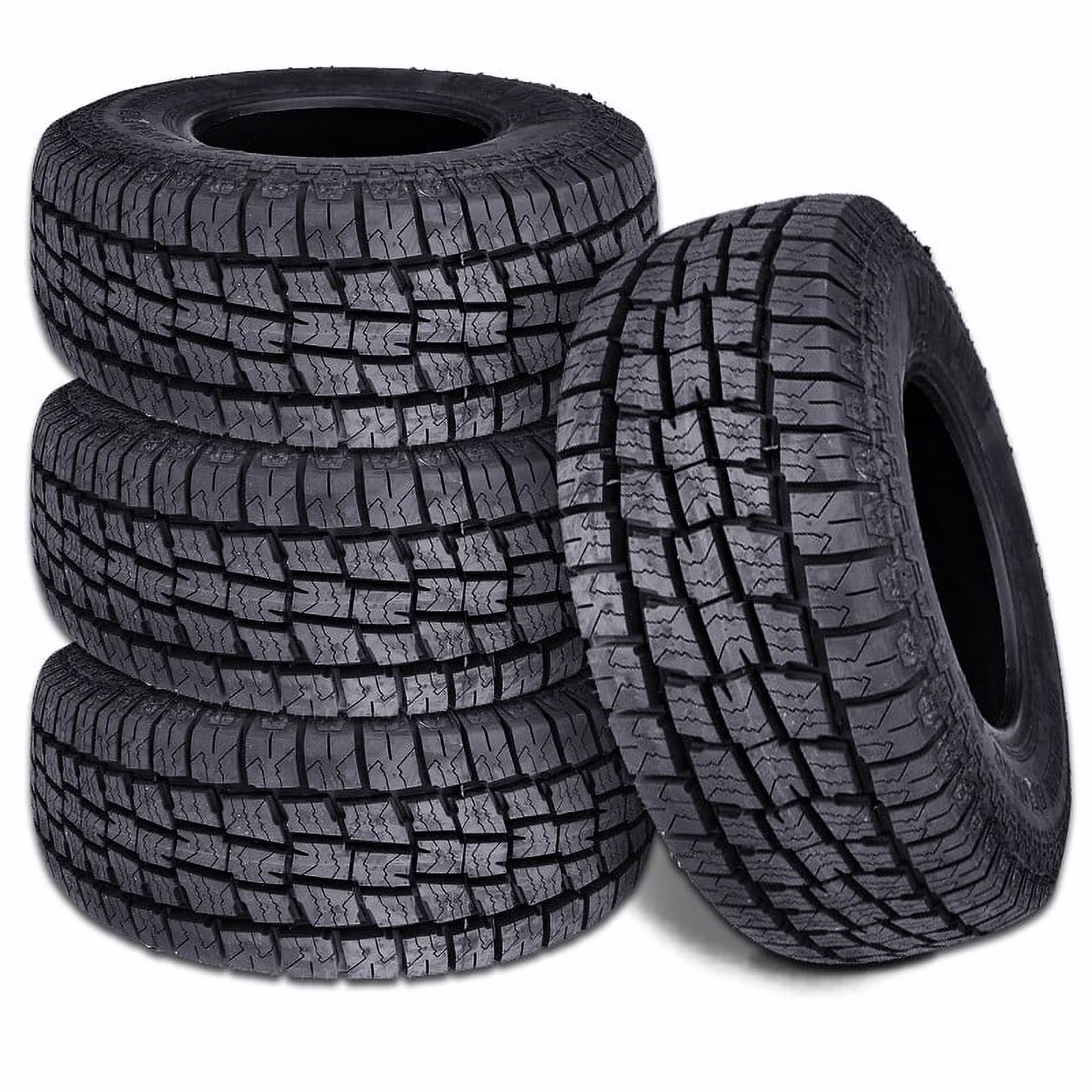 Set of 4 Lexani Terrain Beast AT LT 265/60R20 118S 10 - PLY All-Terrain Truck Tires LXSTAT2060020 / 265/60/20 / 2656020