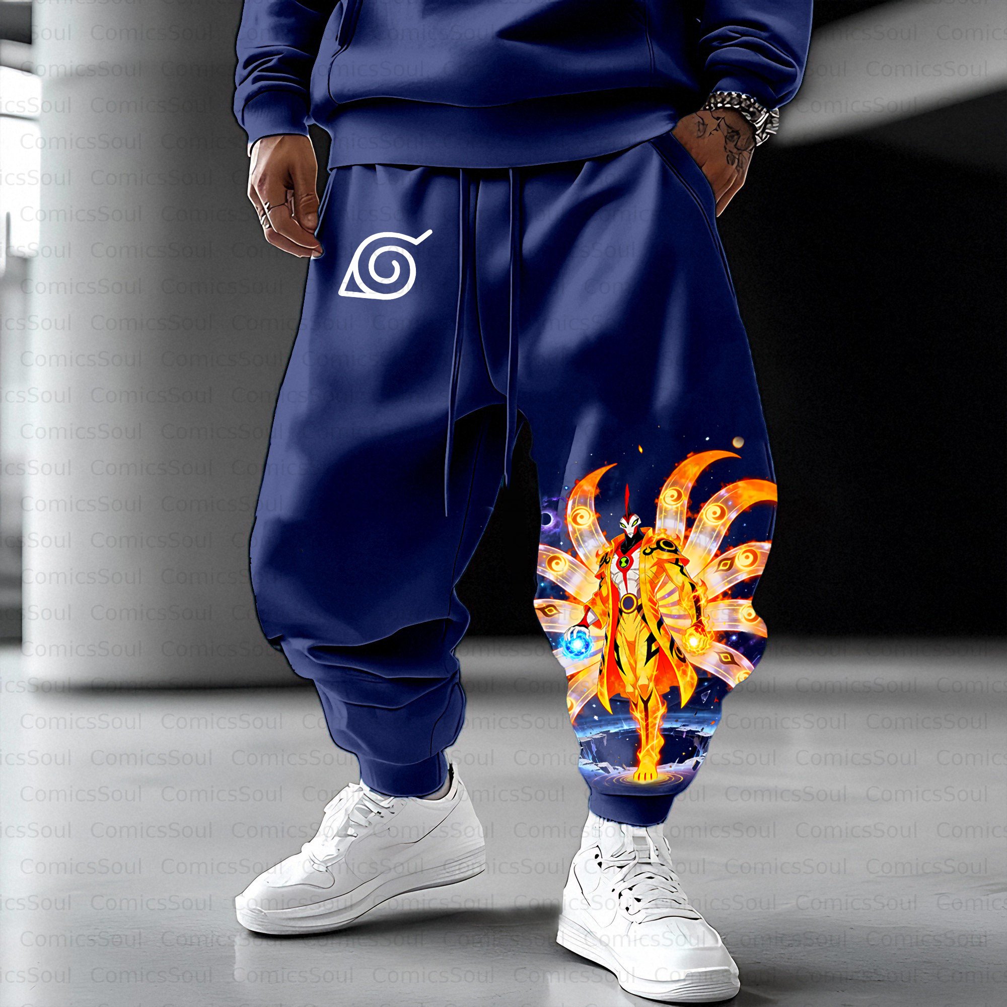Unisex Casual Anime Streetwear Pant