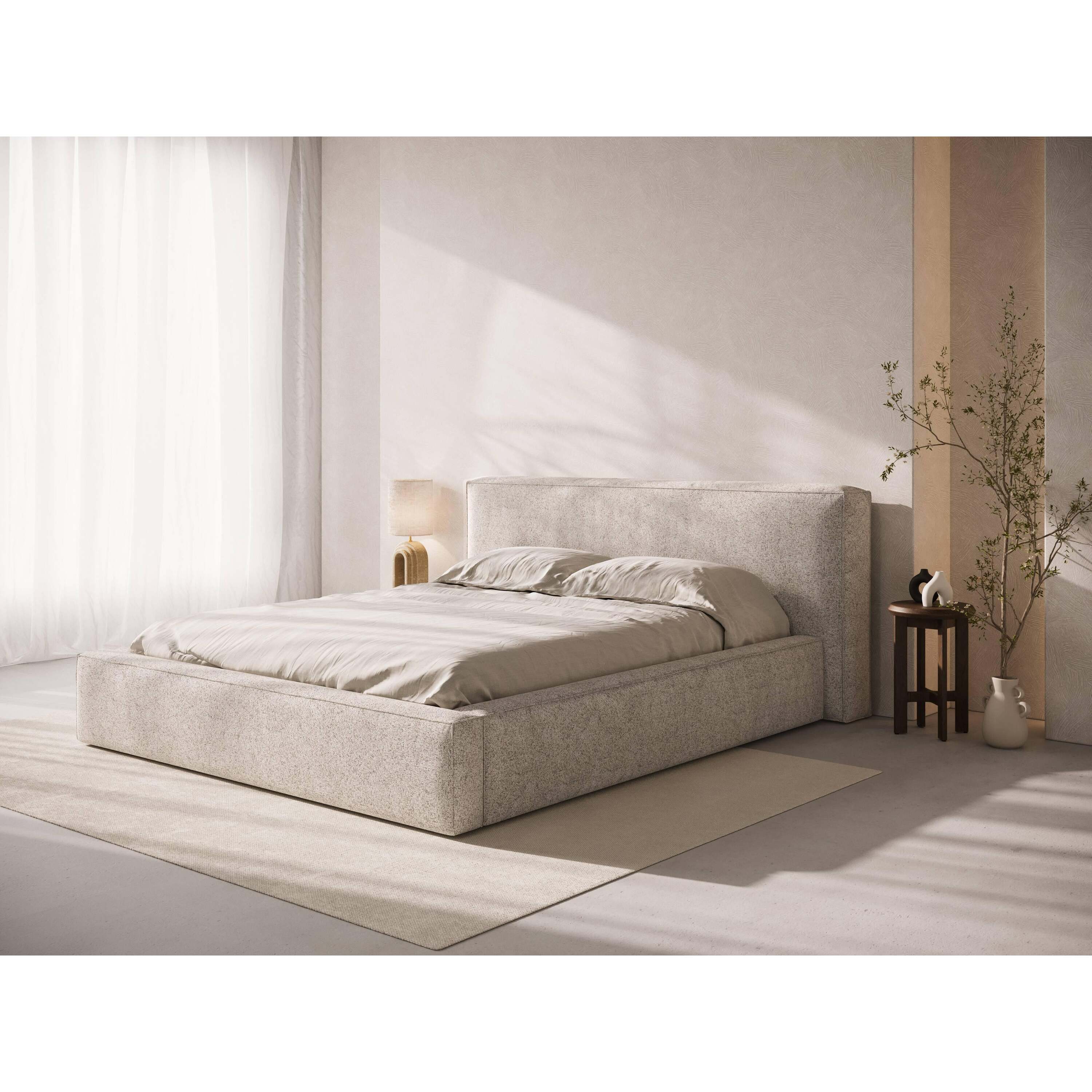 Micadoni Bedframe met opbergvak Simon 180x200
