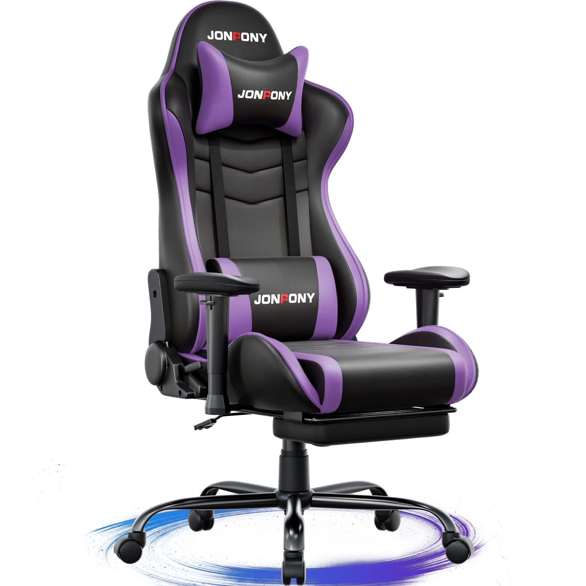 JONPONY Big and Tall 500LBS Gaming Chair, Ergonomic Design, Gamer Chair PU Leather with Footrest and Lumbar Support, High Back Office Chair Support 8 Hours Long Sitting, Computer Chair,Red - Image 47