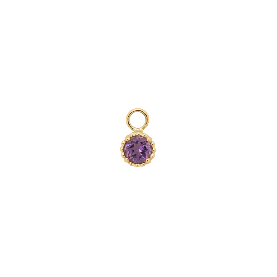Birthstone Earring Charm 14K